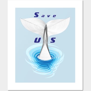 Save the Dolphins T-shirt Posters and Art